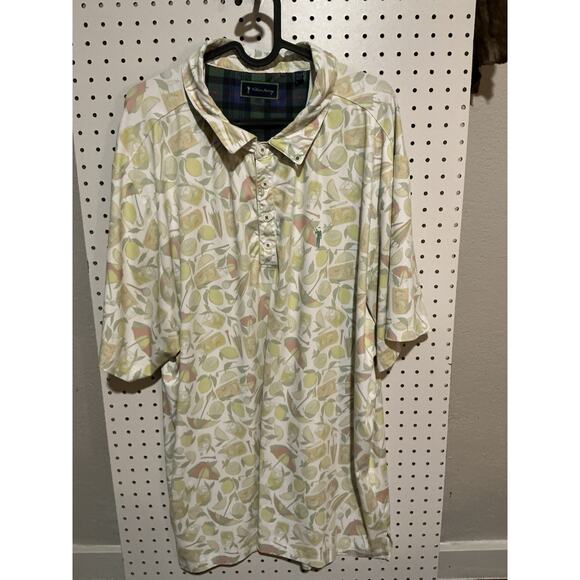 William Murray Golf Polo Lot of 2 “Lemon Life & Cocktails” Mens XXL Used - Picture 5 of 10